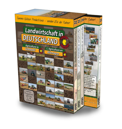 4 DVD Pack L'Agriculture en Allemagne