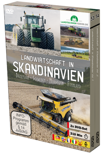 Agriculture en Scandinavie : Danemark, Suède, Norvège, Finlande (2xDVD)